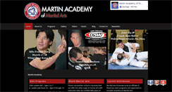 Desktop Screenshot of martinacademy.com